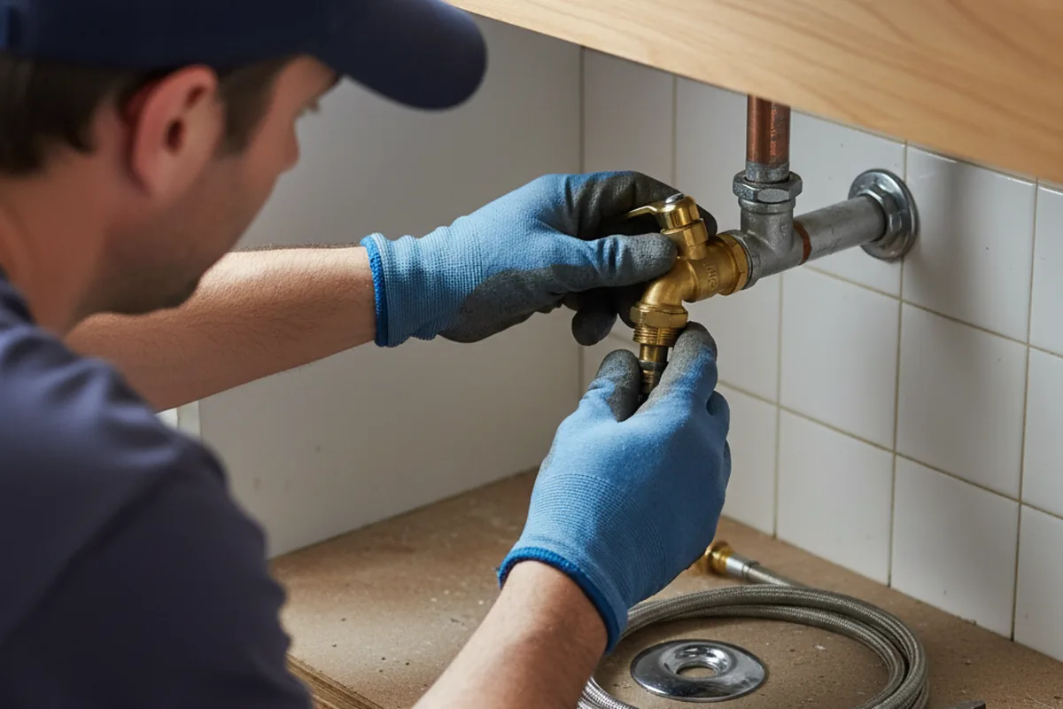 Shutoff valve and fitting work during Repiping in Rescue